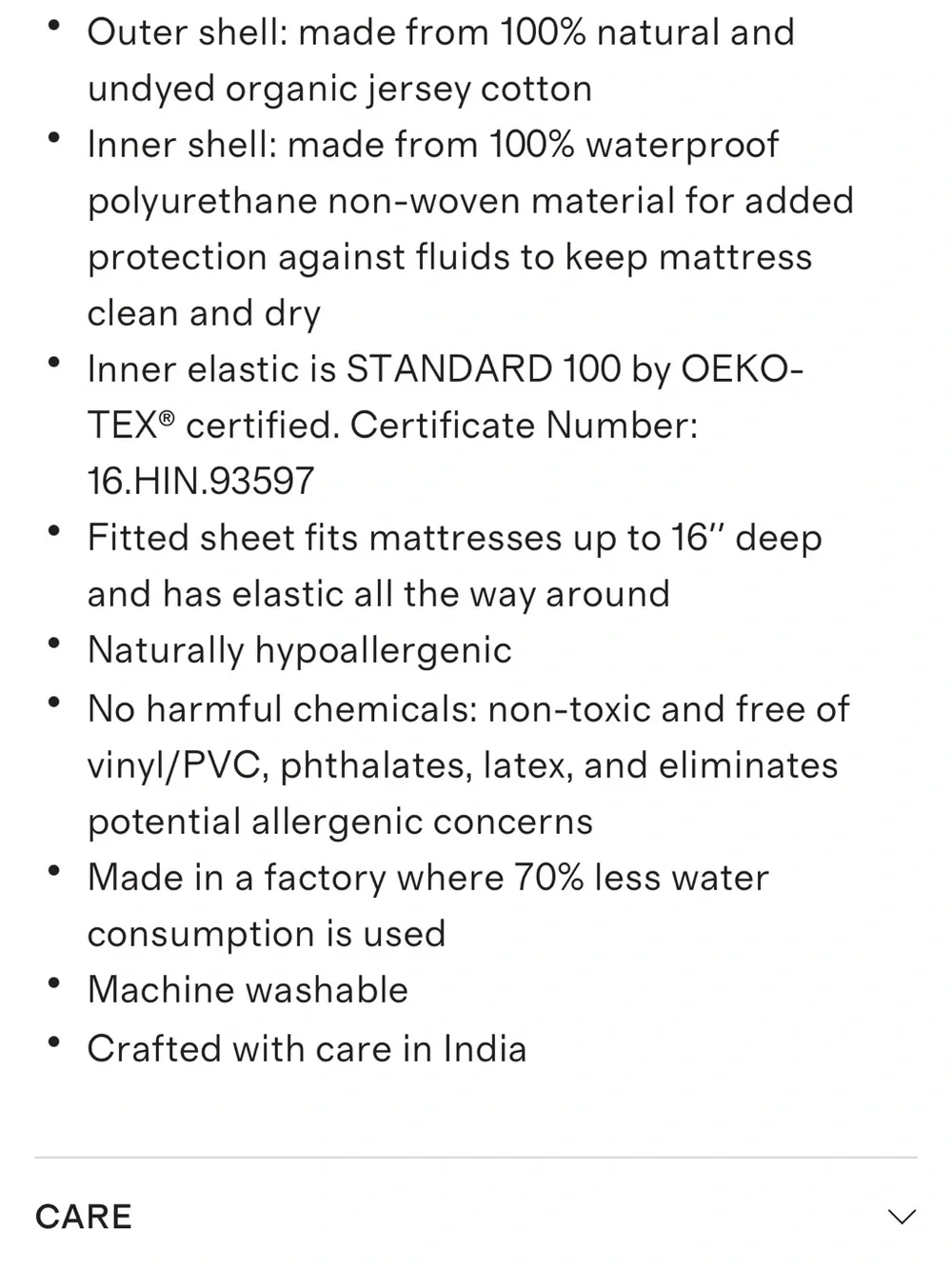 Quince Organic Cotton Twin XL Mattress Protector Cover